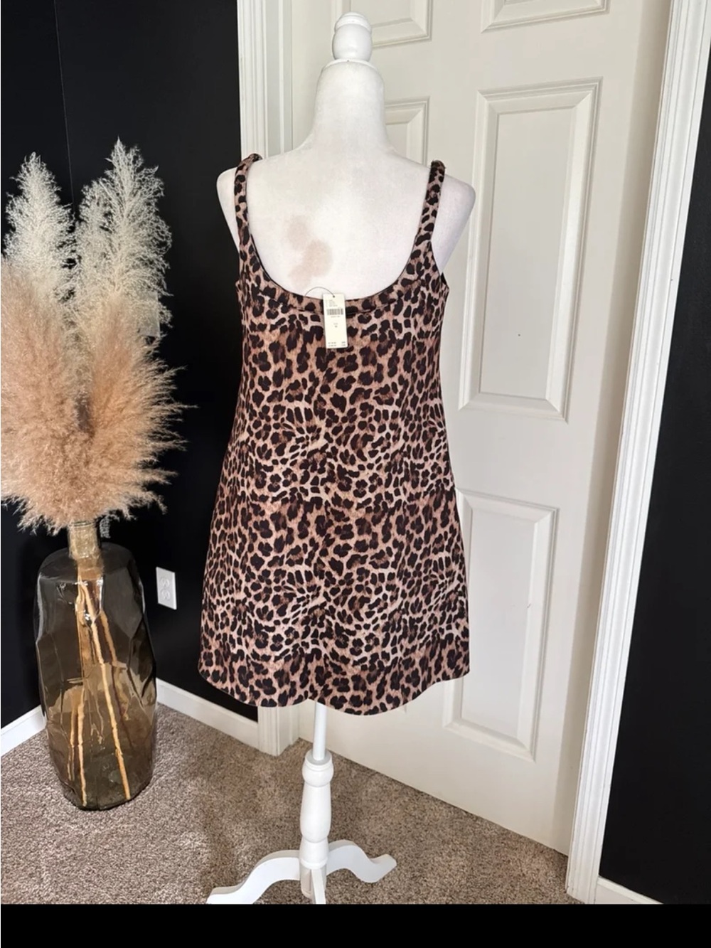 NWT Anthropologie Dhruv Kapoor Leopard Mini Dress size Medium - Picture 9 of 12